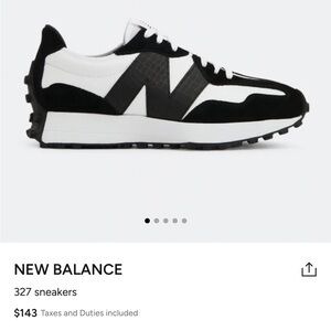 New balance 327 gym shoes size 7